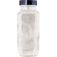 Bouteille, Carr&eacute;e, 8 fl. Oz., Verre Stor-it Systems