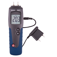Wood Moisture Meter with ISO Certificate, 6-99% Moisture Range, -31°-176°F (-35°-80°C) Temperature Range NJW175 | Stor-it Systems