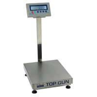 Top Gun Electronic Platform Scales, 18" L x 12" W, 150 lbs. Capacity IB011 | Stor-it Systems