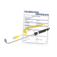 Right Angle Thermocouple Surface Probe (includes ISO Certificate), 500 °C (932°F) Max. Temp. IB918 | Stor-it Systems