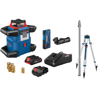 Revolve4000 Connected Self-Leveling Horizontal Rotary Laser Kit, 4000' (1219.2 m), 635 Nm Stor-it Systems
