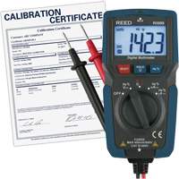 Compact Multimeter with Non-Contact Voltage and Calibration Certificate, AC/DC Voltage, AC/DC Current Stor-it Systems