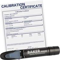 Refractometer with ISO Certificate, Analogue (Sight Glass), Salinity IC777 | Stor-it Systems