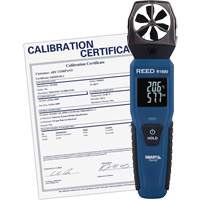 An&eacute;mom&egrave;tre &agrave; h&eacute;lices Bluetooth Smart avec certificat de calibration, Enregistrement des donn&eacute;es, Gamme de v&eacute;locit&eacute; d'air de 0,6 - 25 m/sec/118 - 4921 pi/min/2,1 - 90 km/h/1,3 - 55,9 mi/h Stor-it Systems