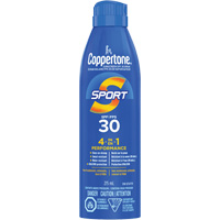 &eacute;cran solaire r&eacute;sistant &agrave; l'eau Sport, FPS 30, A&eacute;rosol Stor-it Systems
