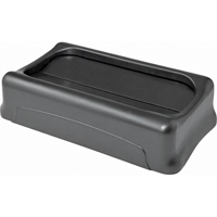Contenants Slim Jim a/canaux de ventilation, Couvercle &agrave; battant, Plastique, Convient aux contenants 20-1/2" x 11-2/5" Stor-it Systems