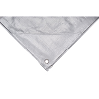 Tarp, Super Heavy-Duty, Silver, 10' x 8' x 12 mils Stor-it Systems