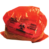 Sure-Guard™ Bio-Medical Waste Liners, Bio-Hazard, 50" L x 37" W, 2 mil, 100 /pkg. JD102 | Stor-it Systems