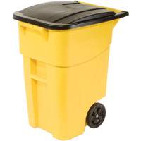 BRUTE&reg; Roll-Out Container, Curbside, Plastic, 50 US gal. Stor-it Systems