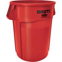 Round Brute&reg; Containers, Polyethylene, 32 US gal. Stor-it Systems
