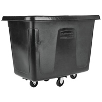 Bulk Cube Truck, Polyethylene, 42-13/16" L x 28" W x 33" H, 12 cu.ft. Volume, 400 lbs. Capacity Stor-it Systems