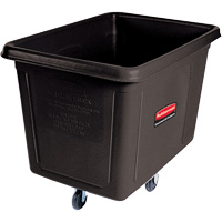 Bulk Cube Truck, Polyethylene, 48" L x 34-1/16" W x 36-1/2" H, 20 cu.ft. Volume, 600 lbs. Capacity Stor-it Systems