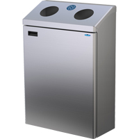 Station de recyclage murale, Vrac, Acier inoxydable, 29 gal. Stor-it Systems