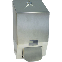 Stainless Steel Soap Dispenser, Push, 1000 ml Capacity, Cartridge Refill Format JH176 | Stor-it Systems