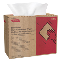 Pro Tuff-Job HP Interfold Popup Wipers, Heavy-Duty, 16-3/4" L x 9-3/4" W Stor-it Systems