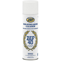 ZEP 40 Non-Streaking Multi-Surface Cleaner, Aerosol Can JK555 | Stor-it Systems