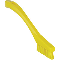 Brosse &agrave; recoins, Soies Ferme, Longueur de 8", Jaune Stor-it Systems
