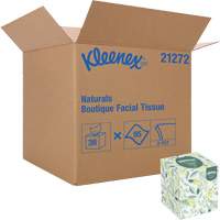 Kleenex<sup>®</sup> Naturals Boutique* Facial Tissue, 2 Ply, 7.8" L x 8.3" W, 95 Sheets/Box JK986 | Stor-it Systems
