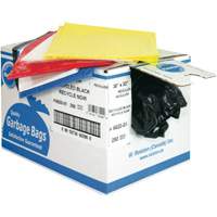 Industrial Garbage Bags, X-Strong, 35" W x 50" L, 1.4 mils, Orange, Open Top JL051 | Stor-it Systems