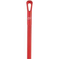 Ultra Hygiene Handle, Broom/Scraper/Squeegee, Red, Ergonomic, 59" L Stor-it Systems