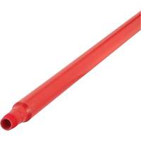 Ultra Hygiene Handle, Broom/Scraper/Squeegee, Red, Ergonomic, 59" L Stor-it Systems