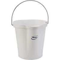 Seau hygi&eacute;nique pour service alimentaire, Blanc, 3 gal. US Stor-it Systems