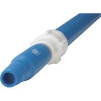 Manche de brosse pour plateforme, Brosse/Support &agrave; tampon, Bleu, T&eacute;lescopique, 62"-113" lo Stor-it Systems