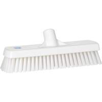 Brosse &agrave; r&eacute;curer pour planchers et murs, Crins Ferme, 12", Polyester, Blanc Stor-it Systems
