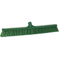 Balai-brosse &agrave; soies combin&eacute;es, Crins Cors&eacute;/Fin, 24", Polyester, Vert Stor-it Systems