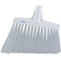T&ecirc;te de balai oblique, Crins Extra-ferme, 12", Polyester, Blanc Stor-it Systems