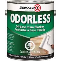 Appr&ecirc;t inodore &agrave; base d'huile qui bloque les taches, Blanc, Tr&egrave;s mat, 3,78 L, Gallon Stor-it Systems