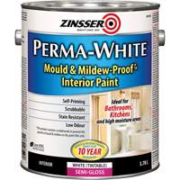 Perma-White<sup>®</sup> Mold & Mildew-Proof™ Interior Paint, 3.78 L, Gallon, White JL321 | Stor-it Systems
