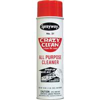 Nettoyant tout usage Crazy Clean, 20 oz, Canette a&eacute;rosol Stor-it Systems