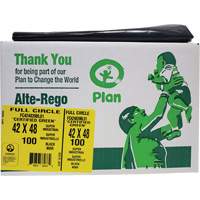 Full Circle Super Industrial Garbage Bags, Biodegradable, X-Strong, 48" L x 42" W, 1.5 mils Thick Stor-it Systems