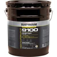 Base de mastic &eacute;poxy DTM du syst&egrave;me 9100, Orange s&eacute;curit&eacute;, 5 gal., Seau Stor-it Systems