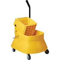 Champ™ Bucket & Wringer Combo, Side Press, 7.5 US Gal. (30 Quarts), Yellow JL801 | Stor-it Systems