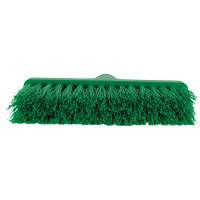 ColorCore Angle Head Broom, Medium Bristles, 10", Polypropylene, Green Stor-it Systems