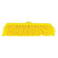 ColorCore Angle Head Broom, Medium Bristles, 10", Polypropylene, Yellow JM126 | Stor-it Systems