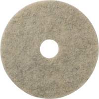 Porko Plus Floor Pads, 19", Buffing/Burnishing, Beige Stor-it Systems