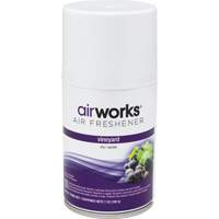 AirWorks<sup>®</sup> Metered Air Fresheners, Vineyard, Aerosol Can JM612 | Stor-it Systems