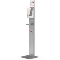 Touch-Free Hand Sanitizer Dispenser Floor Stand JM654 | Stor-it Systems