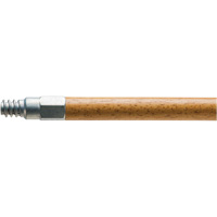 Handle with Metal Tip, Wood, ACME Threaded Tip, 1-1/8" Diameter, 60" Length JM820 | Stor-it Systems