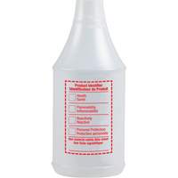 Round Spray Bottle with WHMIS Label, 24 oz. JN108 | Stor-it Systems