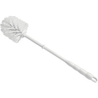 Brosse &agrave; cuvettes, 15-1/2" l, Soies Polypropyl&egrave;ne, Rouge/Blanc Stor-it Systems