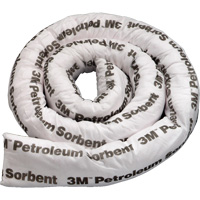 Petroleum Sorbent Double Boom, Oil Only, 8' L x 3" W, 15.7 gal Absorbancy JN170 | Stor-it Systems