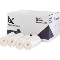 High Density Garbage Bags, Utility, 48" W x 43" L, 16 microns, Frosted, 242 L (55 Gal.) Capacity Stor-it Systems