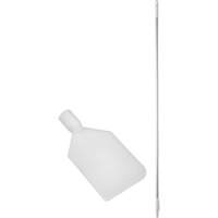 Grattoir &agrave; palette avec manche, Blanc, 4-1/3" la x 59" lo Stor-it Systems