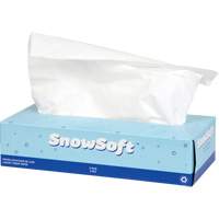 Papier-mouchoir de première qualité Snow Soft<sup>MC</sup>, 2 pli, 7,4" lo x 8,4" la, 100 feuilles/boîte JO166 | Stor-it Systems