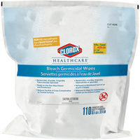 Healthcare<sup>®</sup> Disinfecting Bleach Wipes Refill, 110 Count JO249 | Stor-it Systems
