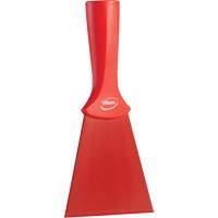 Nylon Scraper with Threaded Handle, Red, 4" W x 8" L JO629 | Stor-it Systems